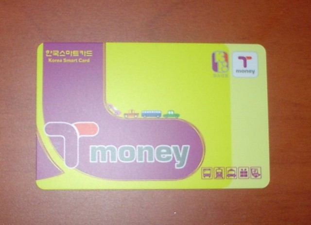 ソウル地下鉄便利なTmoneyカード