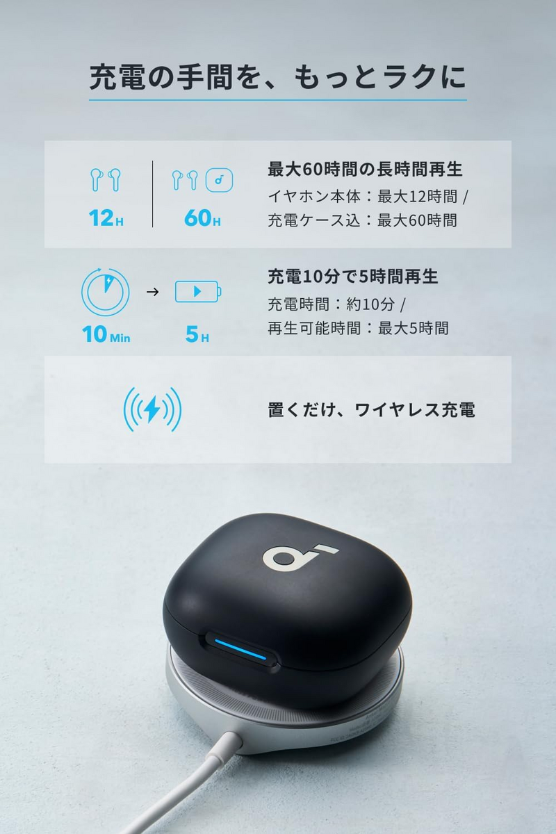 Anker、ウルトラノイズキャンセリング2.0など搭載した新型「Soundcore