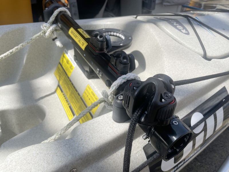 メインシートのカムクリート変更 スモールボートセーリング Small Boat Sailing