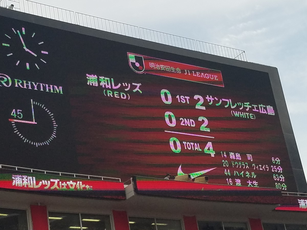明治安田生命j1リーグ 第13節 Vs サンフレッチェ広島 Kochihimeのブログ