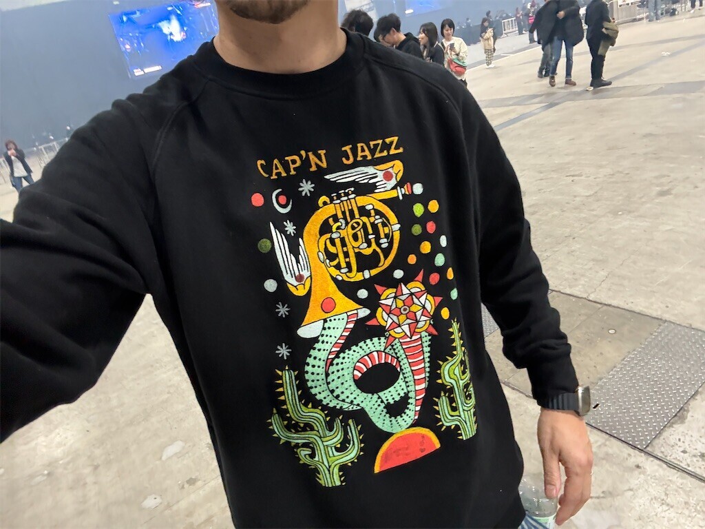 タレントグッズ ウィーザーTシャツ 青 2025来日 ロッキンオンソニック