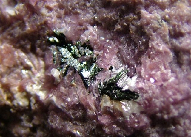 長島石 Nagashimalite 群馬県桐生市菱町上菱茂倉沢大きさ2X4.5X4