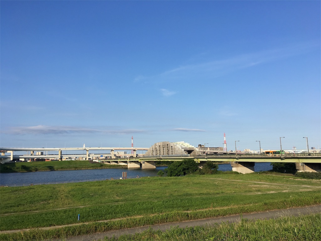 江北橋 足立区江北、宮城 - 週末は古墳巡り