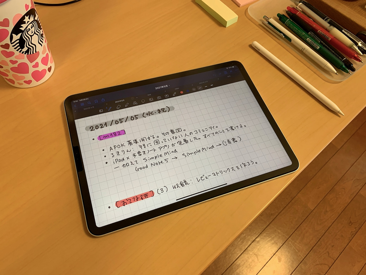 Ipad Applepencil ペーパーライクフィルム Goodnotes5は紙のノートとプリントアウトを一掃する Kogolab Research Review