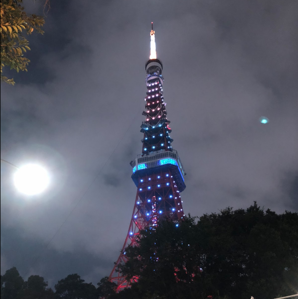 東京タワーの近くから