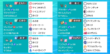 ポケモン剣盾 ブイズ杯についての考察 とりあえずやってみる