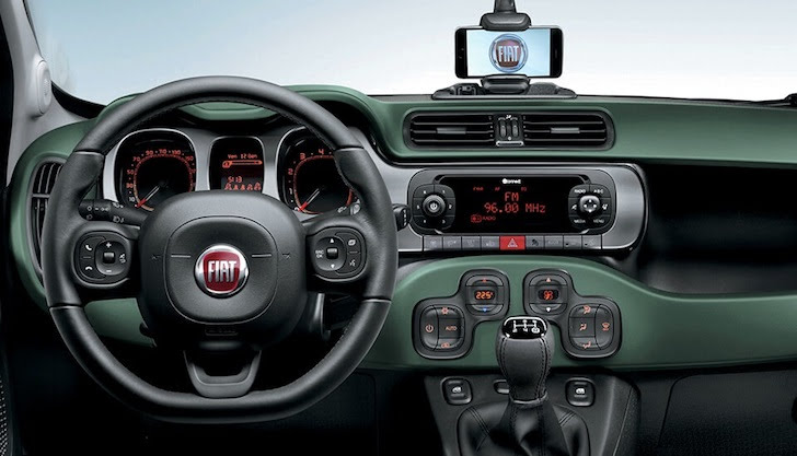 FIAT Panda 4&times;4のダッシュボード