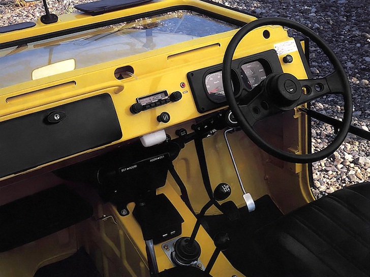スズキ・ジムニーSJ10型の内装