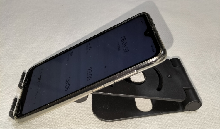 2.スマホスタンド(パターン1:スマホあり)