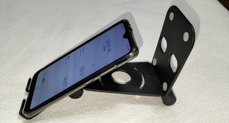 3.スマホスタンド(パターン2:スマホあり)