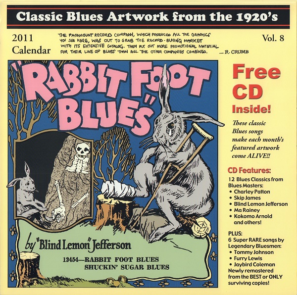 Classic Blues Artwork 1920S Calendar 2021 [New ] With CD, 2 Pack
