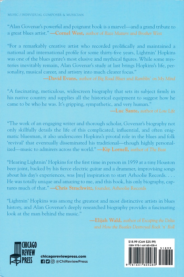 Lightnin' Hopkins His Life and Blues ひとりDiscogs