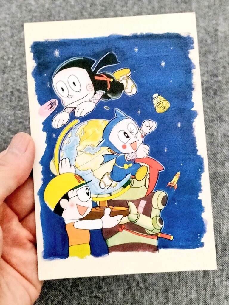 氷見と高岡の記念消印つきポストカードが届く！ - 藤子不二雄ファンは