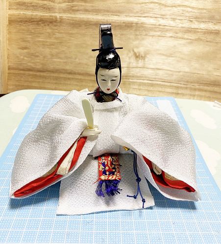 昭和35年／1960年製のお雛様をリペアした】⑦お内裏様とお雛様の衣装