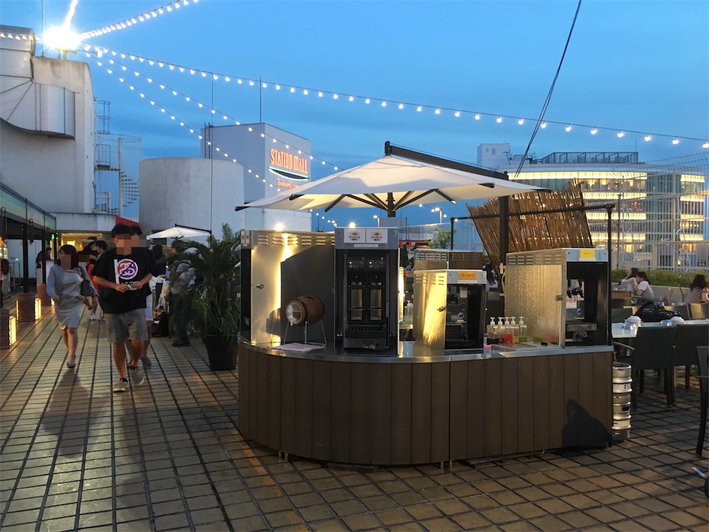 ビアガーデンに行ってきた 高島屋柏店屋上ビアガーデン こじろーキャンプ日記 ビアガーデンに行ってきた 高島屋柏店屋上ビアガーデン こじろーキャンプ日記