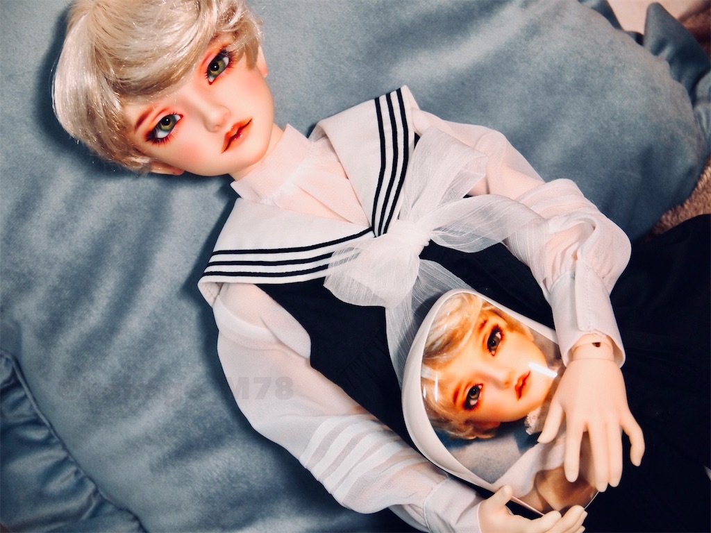 つかさくんとつかさくんの写真を使ったマイタングルの写真