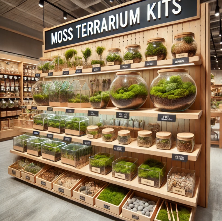 苔テラリウムは、室内に自然の景観を取り込むことができる趣味として