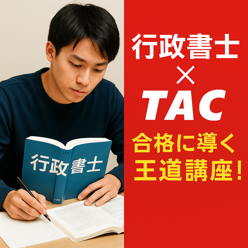 行政書士試験対策にTACはおすすめ？特徴・評判・コース内容を徹底解説