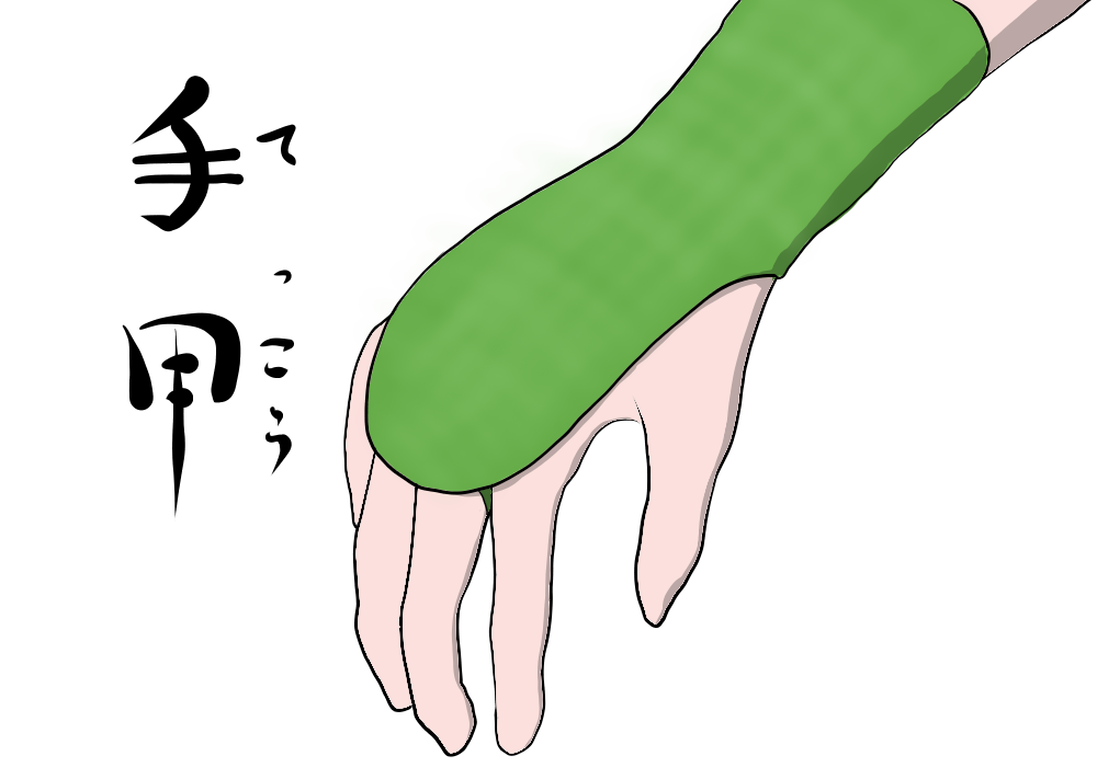 手甲について 鷹匠起源説や名称の違いや手袋との曖昧な区別について コケムシの巣