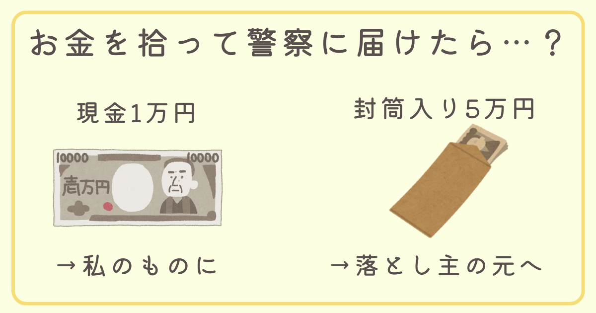 体験談】現金1万円、5万円を拾って、2回警察に届けた結果 - こけし山田 