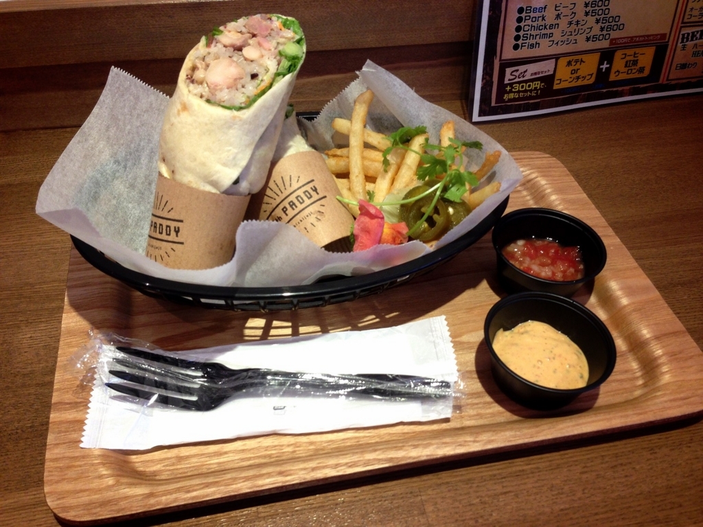 f:id:koki08:20170624204619j:plain 吉祥寺で美味しい”ブリトー・タコス”がいただけるお店【中道通り】