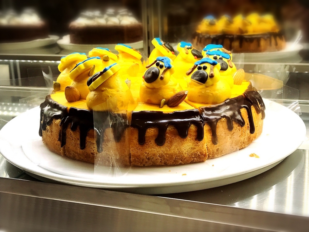 ひつじのショーンカフェのケーキ1
