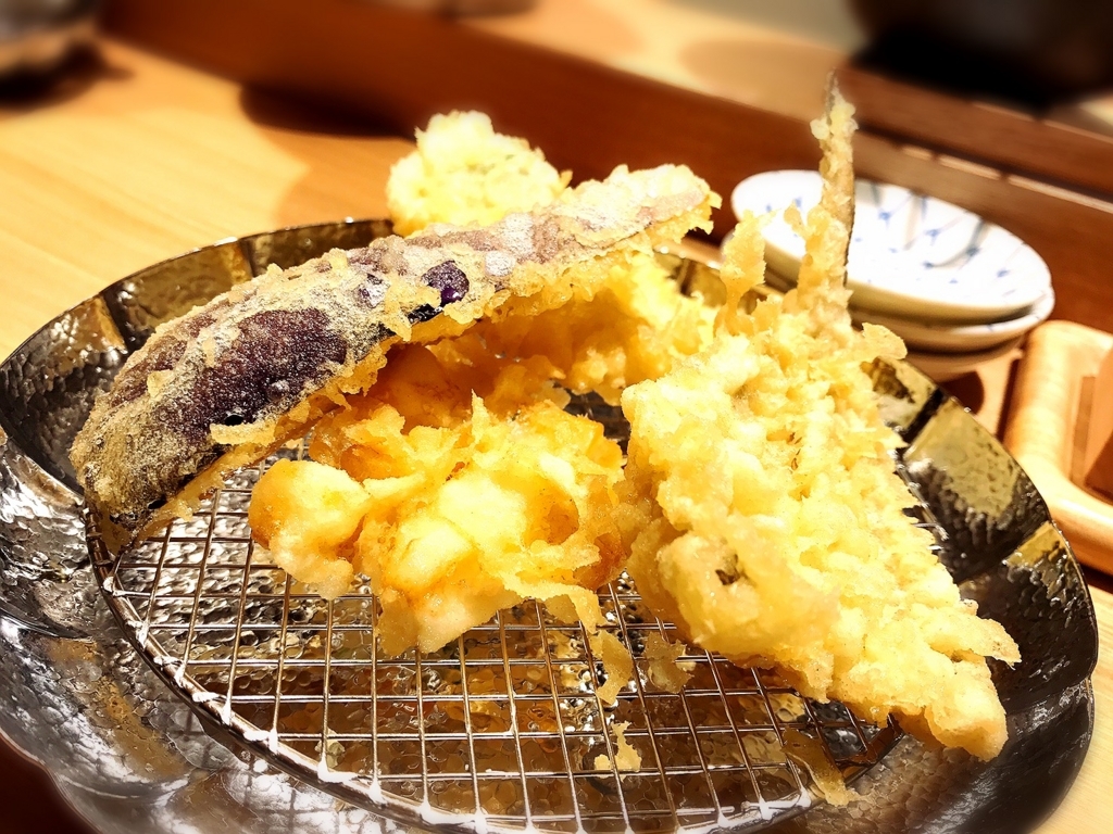 「天ぷらめし 金子屋」でいただいた「天ぷらめし」”980円2