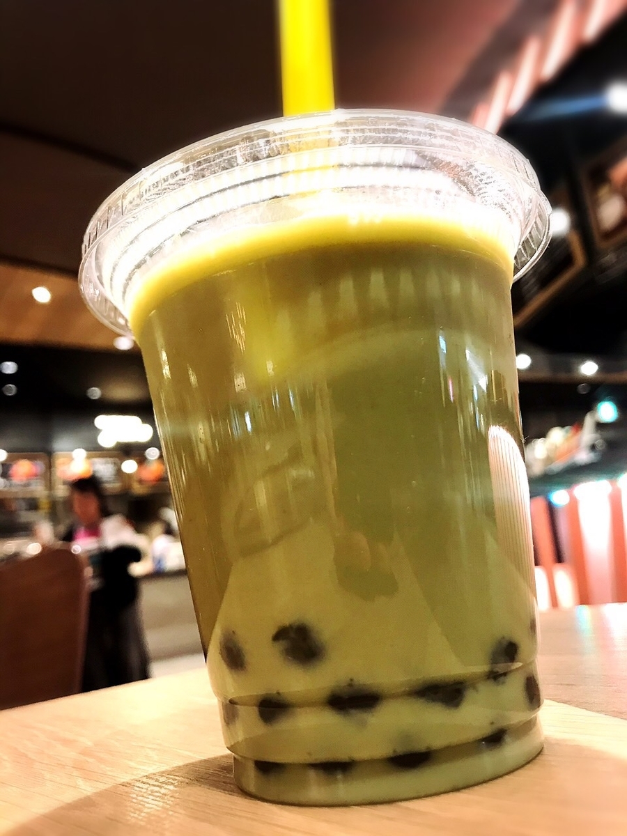 井出かつ丼のタピオカドリンク