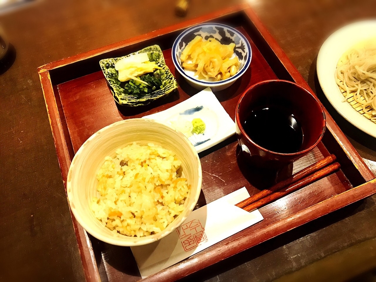 蕎喰いまとみの蕎麦ランチ1
