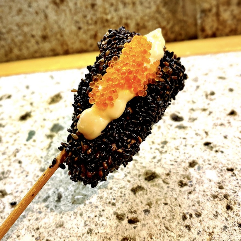 「串処 小林」でいただいた「串揚げ」”コース内（串揚げ）1