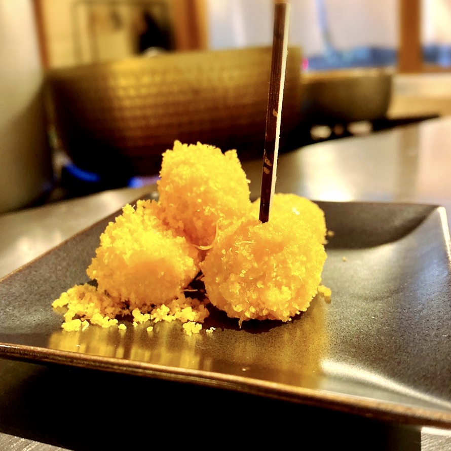 「串処 小林」でいただいた「衣着揚々コース」”2700円（税別）1