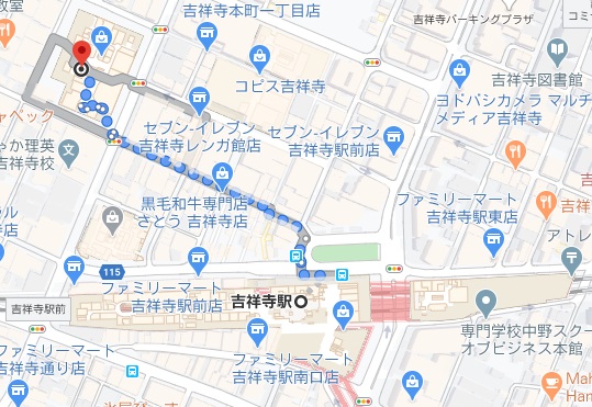 神田まつや吉祥寺への行き方
