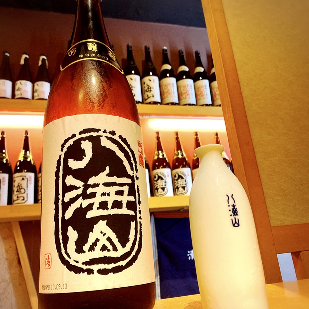 越後酒房 八海山 神楽坂店の店内雰囲気