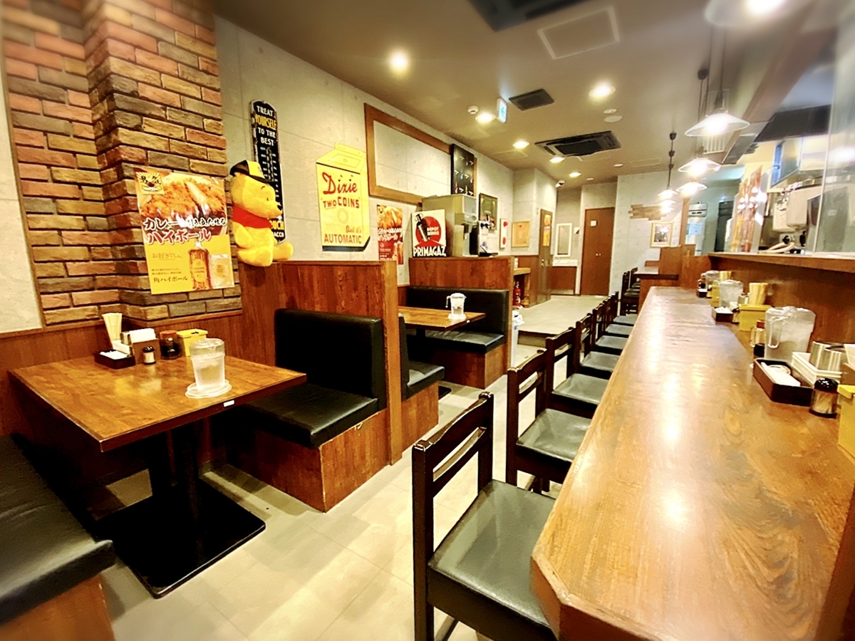 男気豚カレー 渋谷店の店内雰囲気