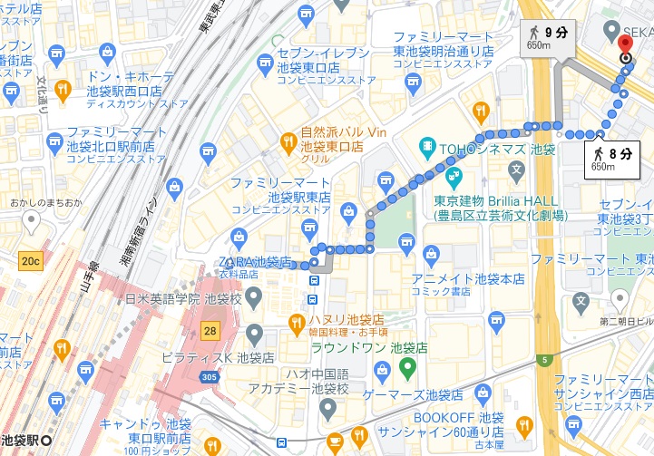 「禁断のとびら 池袋店」への行き方と店舗情報