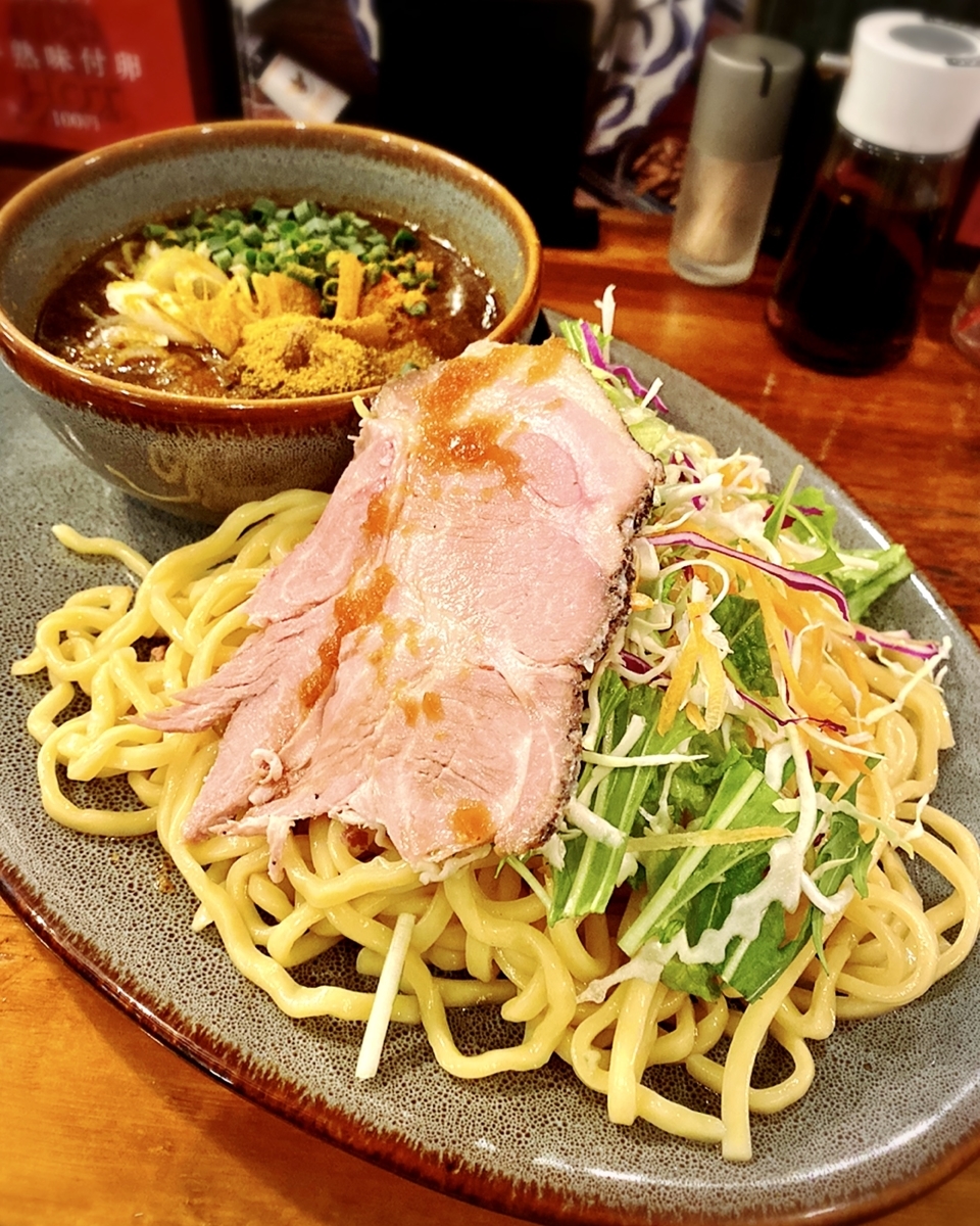 「モンタナ」でいただいた「カリーつけ麺」※2021年2月更新