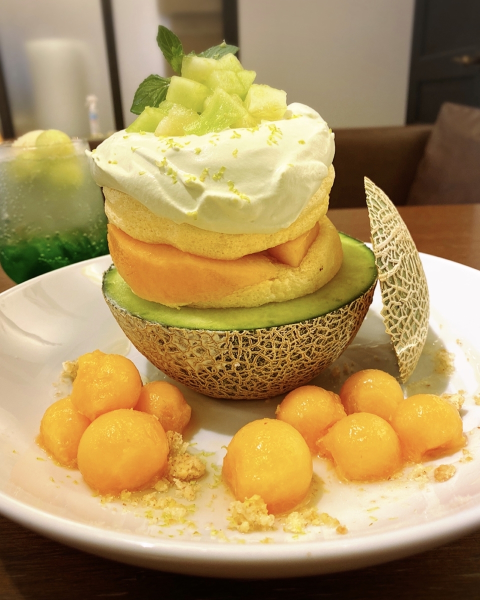 「フリッパーズ吉祥寺店」でいただいた「マルゴトメロン」”3000円（税別）