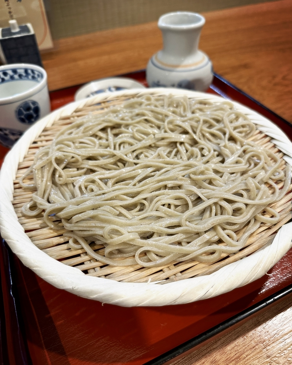 「蕎麦割烹 一心」でいただいた「せいろ」”850円（税別）