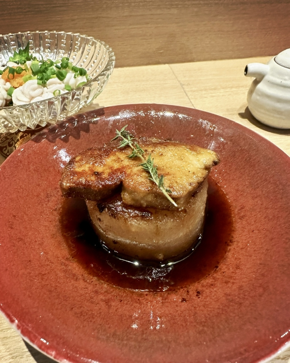 こだわりの「フォアグラ大根」