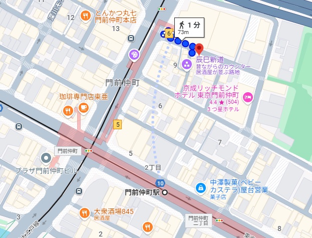 宿酒きんきんへの行き方と店舗情報