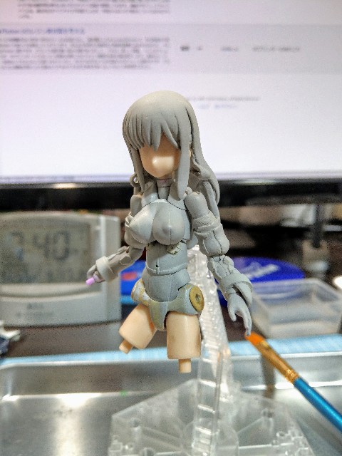 メガミデバイス改造で籠目深沙希さんを作る こっけの造形日誌