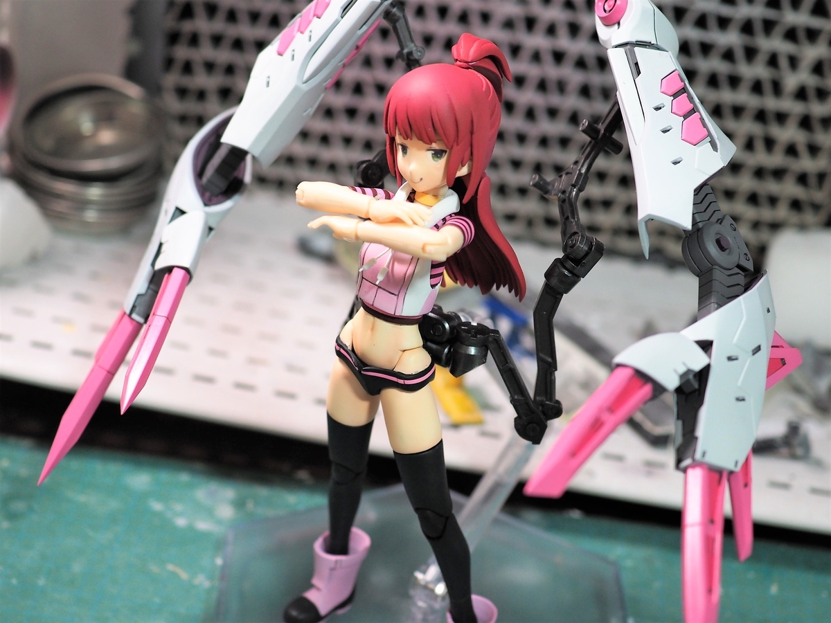 メガミデバイス改造で藤野やよいを作る 本体 こっけの造形日誌