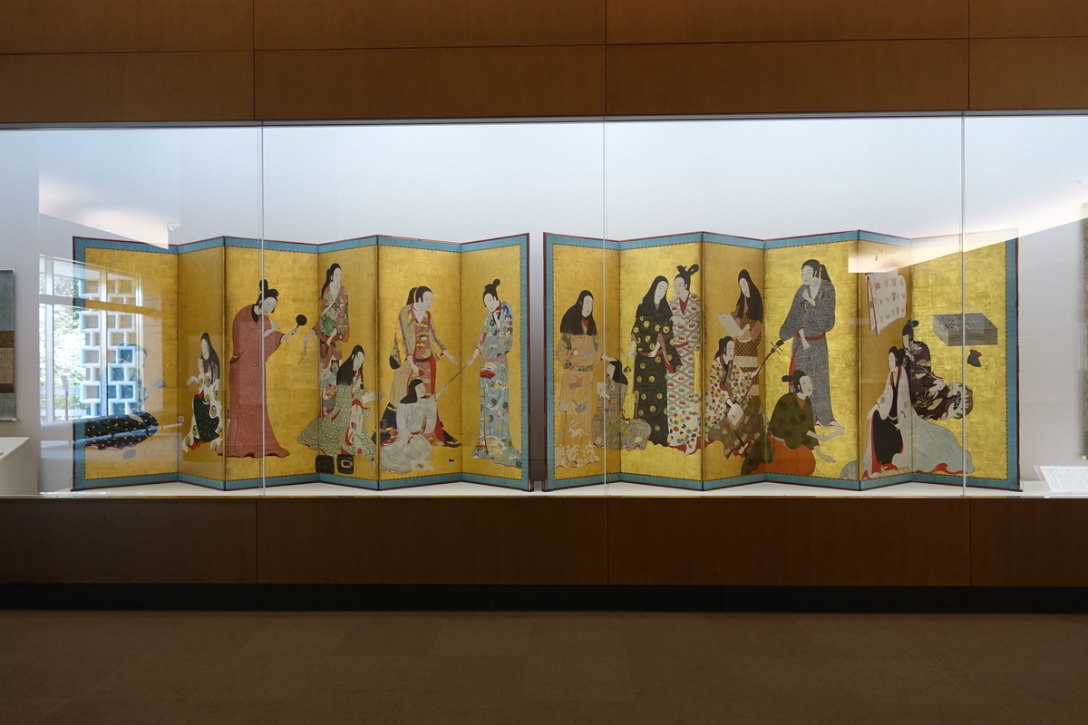 婦女遊楽図屏風｜絵画（日本）｜コレクション｜大和文華館