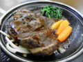 猪肉ハンバーグ（観音湯レストラン）
