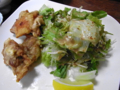 鶏唐揚げ膳（お食事処 大月）