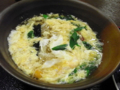玉子とじうどん（うどん処 かわせみ）