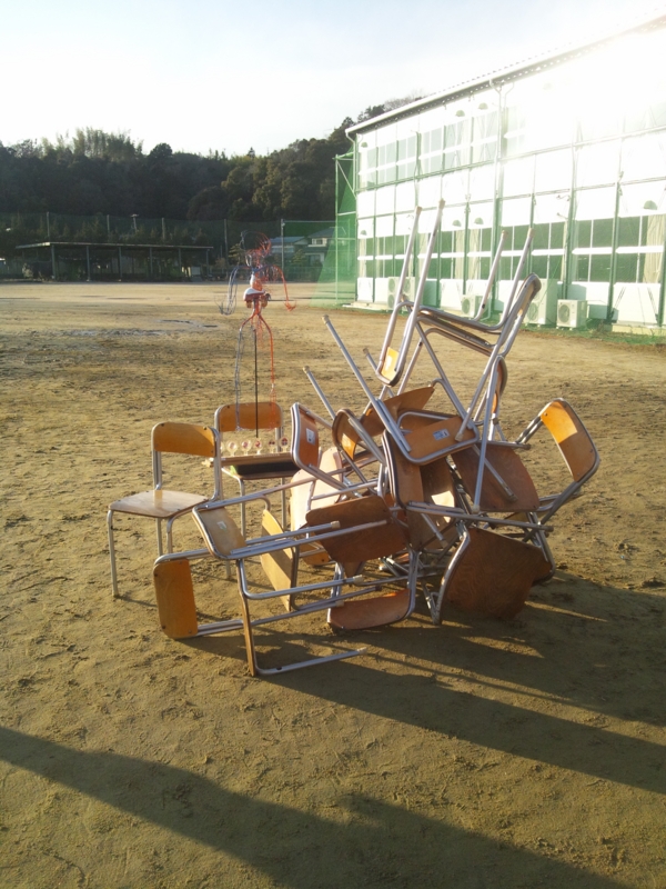 いわき総合高校総合学科 ブルーシート The Next Station Is Komagome