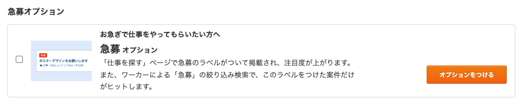 新急募オプション