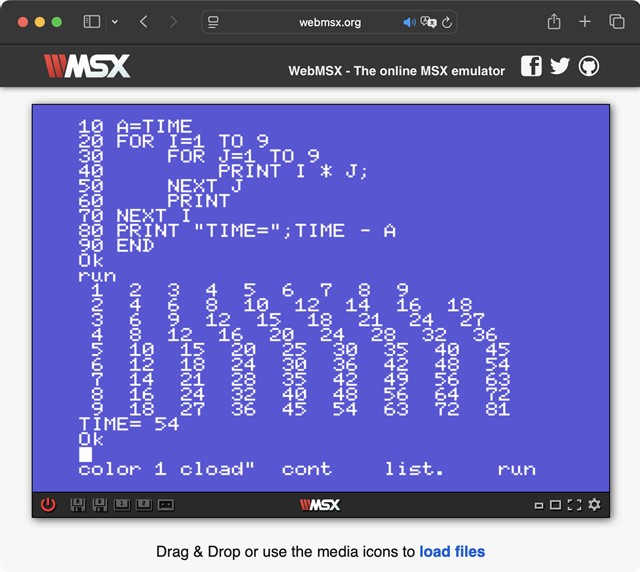 WebMSX】MSX BASIC高速化テクニック～オールドBASICのコツ～ - こめ