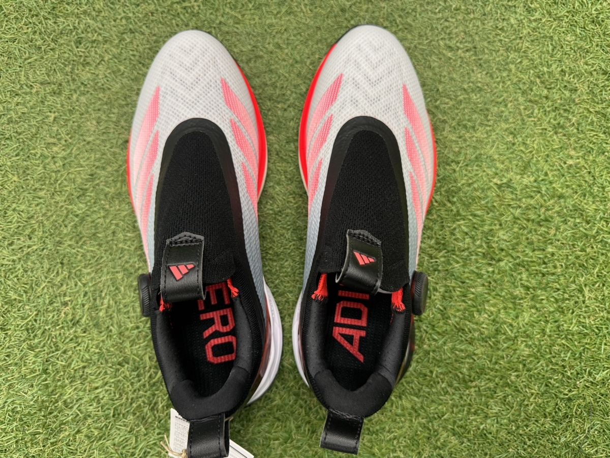 adidas ADIZERO ZG25 BOA 24.5㎝　ゴルフシューズ 評価レビュー】アディダス アディゼロ ZG25BOA BOAスパイクの